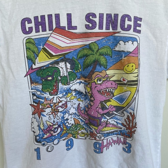 John Galt Brandy Melville 1993 Chill Hawaii Shirt - Picture 3 of 4